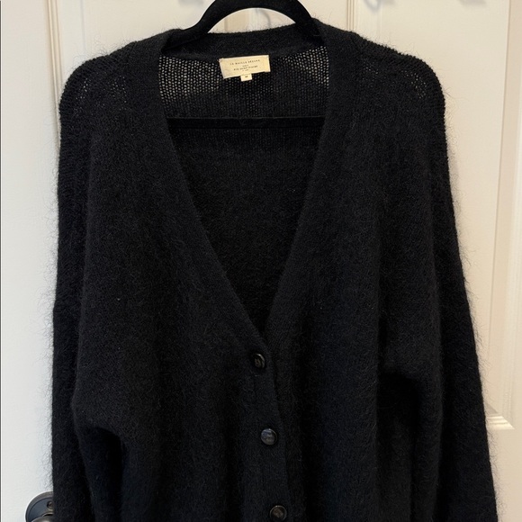 Sézane RARE Mia jumper cardigan in black medium - Picture 17 of 17